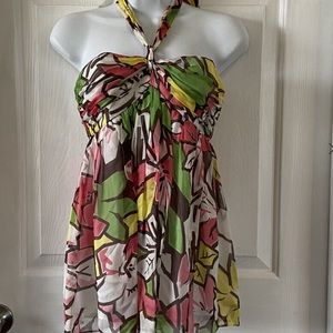 Adorable Milly silk halter neck top